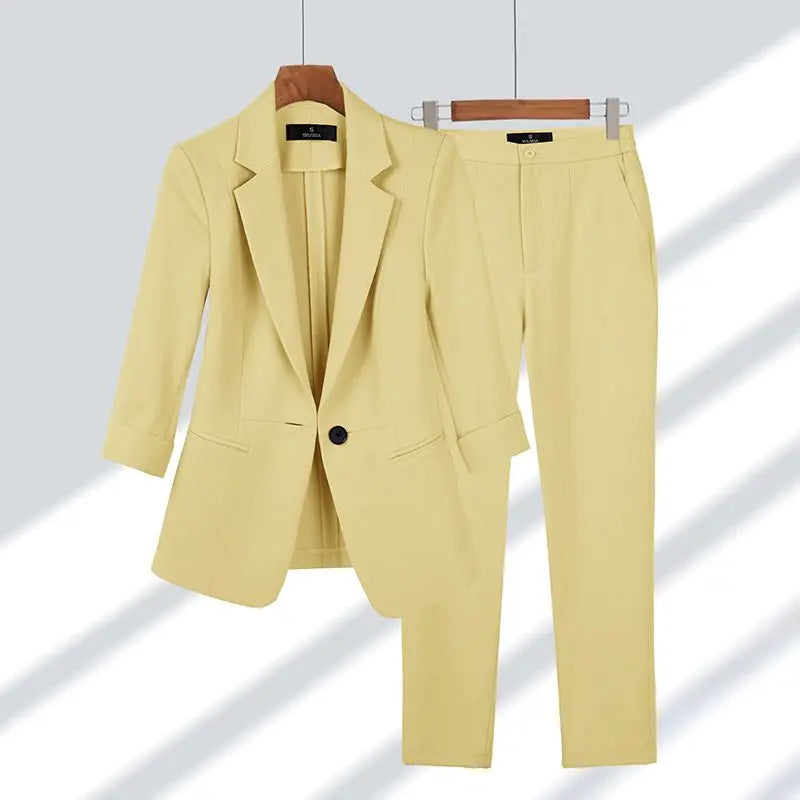 Cherry | Coordinated Blazer and Pants Set