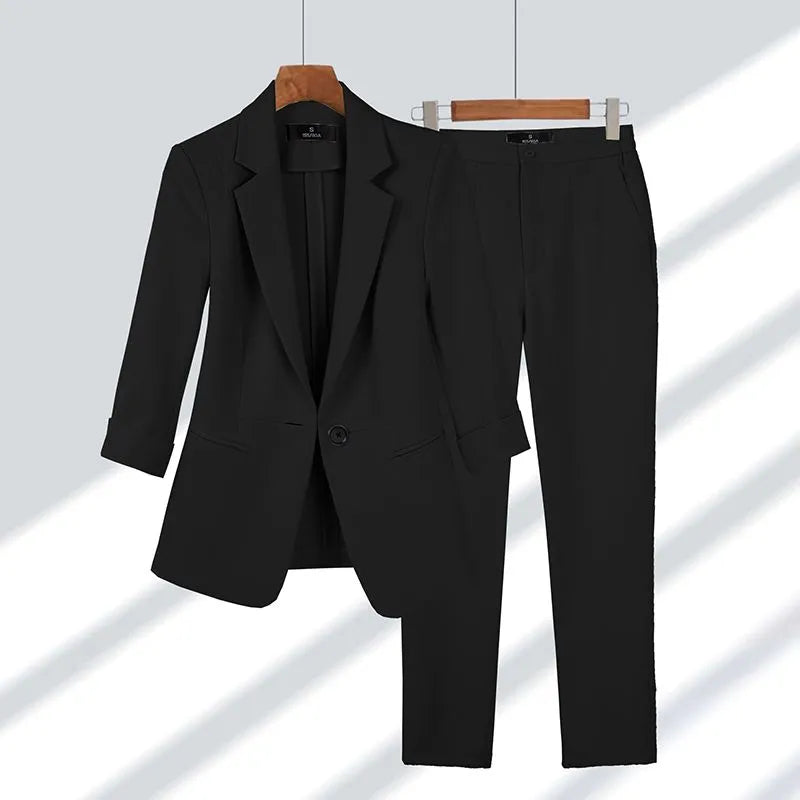 Cherry | Coordinated Blazer and Pants Set
